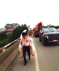 重庆人民确实碉堡了,大足惊现最牛婚车,哥顿时震惊了