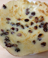 几分钟就搞定了的蔓越莓牛奶烙饼