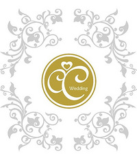 新人婚礼LOGO设计集合,附花体字母表和印刷实物图