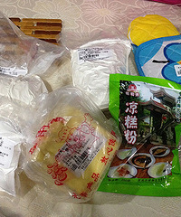 巧克力蛋糕+兔兔脆饼+冰淇淋+凉粉!试用大报告!