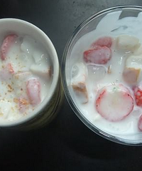 早餐= 酸奶+草莓+面包