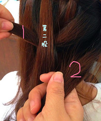 夏季简单的编发之斜辫子(*^__^*)
