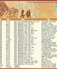 《重庆历史文化名镇地图》出炉 哪些还没耍过?
