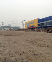 重庆宜家施工现场探访!2014.1.6