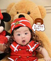 黑发小魔女的百日照~~~~~~~~感谢轩妈