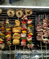 传说中的自家露台烧烤BBQ 闷嬢出品 必是精品 更新小区麻麻烧烤趴
