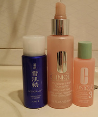 混合偏油皮肤,你们都是我的爱+【化妆台上的瓶瓶罐罐】