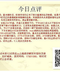 7月1日--新华银行情分析与操作建议