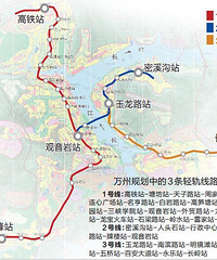 万州也在规划轻轨线路了,万州算区县里发展得好的了吧