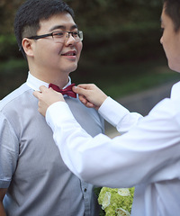 为君绾起长发--邻家妹子简单又温馨的婚礼 2014年9月21日