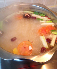 凛冬将至~!羊肉汤锅进行时~!【圣诞大餐自己做】