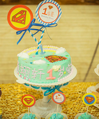 亲手为轩宝打造的小王子超人生日趴