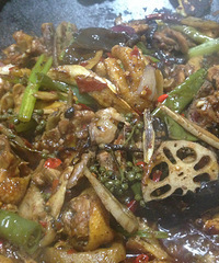 麻辣周末【药膳柴火鸡】【爆辣凉拌鱼】