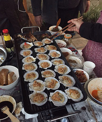 闷嬢花园烧烤又杀回来老*新一代年夜饭好热闹*