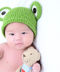 生了孩子都变成晒子狂魔了,来晒下幺儿的满月照~