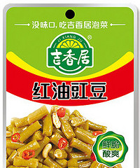 泡椒豇豆 吉香居红油泡菜开袋即食素食零食榨菜