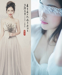 伊人在水一方,美如画中仙