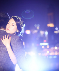 "兔牙萌妹子"的清新婚纱照 取景母校【重庆邮电大学】