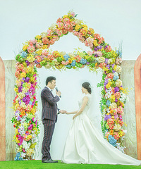 那天,你最帅气我最美(纪念我的草坪婚礼)
