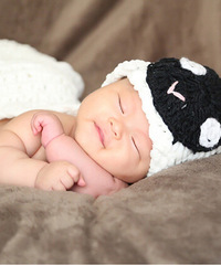 用了两天在家给宝宝拍的百日照