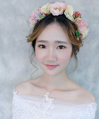 2015夏季新娘造型分享,炎炎夏日里一抹清凉