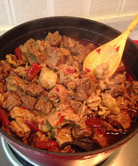 珐琅锅美食系列--红烧牛肉