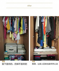 换季整理衣柜啦,给大家分享一个整理收纳的小妙招