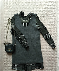 秋天变长了,毛衣穿起来~