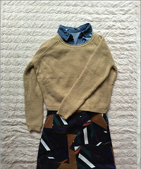 秋天变长了,毛衣穿起来~