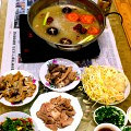 在家做羊肉汤锅最巴适