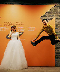【逗逼小姐】&【学霸大叔】超省钱婚礼 ~~DIY 婚纱照!!