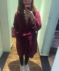 买到了心水的彩虹毛衣和红大衣~以及杂7杂