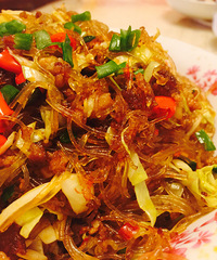 略滋味----包包菜炒fensi!
