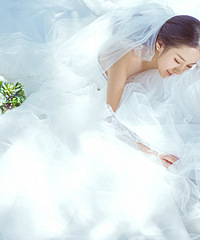 の马尔代夫の拍的婚纱照,谢谢老公圆我的梦~