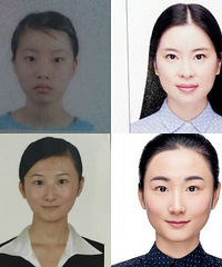 证件照成功大改造,感觉自己美美哒