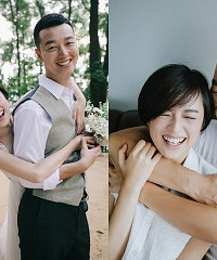 短发新娘也可以性感和可爱