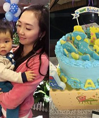 小洞天办生日趴,甜品台很不错