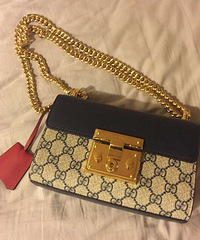 欧洲归来,晒晒败品,gucci链条包好美