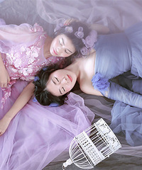 和闺蜜一起拍梦幻花仙子写真