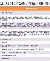 2016�����콭������Сѧ������Ƭ��Χ