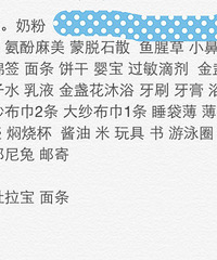 带宝宝出游所带物品详细清单,端午出游必看