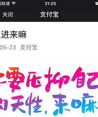 没想到你竟然是这样的支付宝