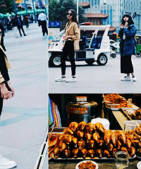四大美少女,吃喝玩乐大闹成都