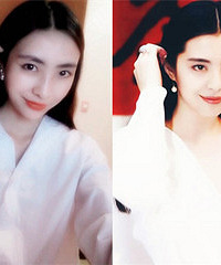 参加明星仿妆大赛,我们像吗