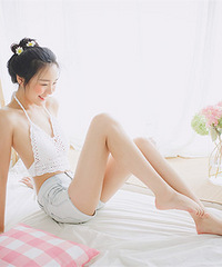 夏日的少女私房写真,文艺小清新