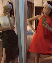 把夏天的漂亮衣服都拿出来秀秀