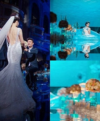 夏日里的一抹清凉,我的海洋系婚礼