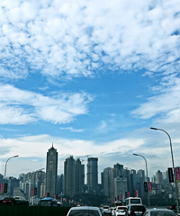 今早上重庆的天空美翻了,难道就我一个人发现?