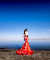 【天空之镜美如画,藏地江南有桃花】我的青海林芝婚纱之旅