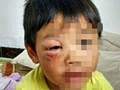 男子虐待儿子发朋友圈